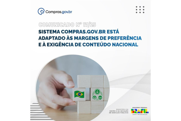 Novidade no Compras.gov.br